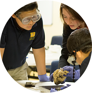 children enjoying science