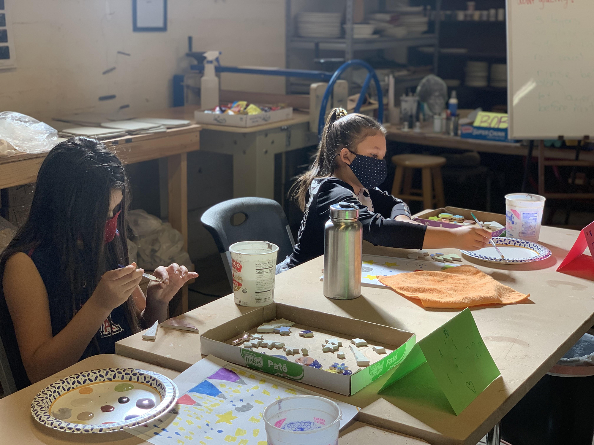 Fifth Graders at Santa Theresa Tile Works | Imago Dei Middle School